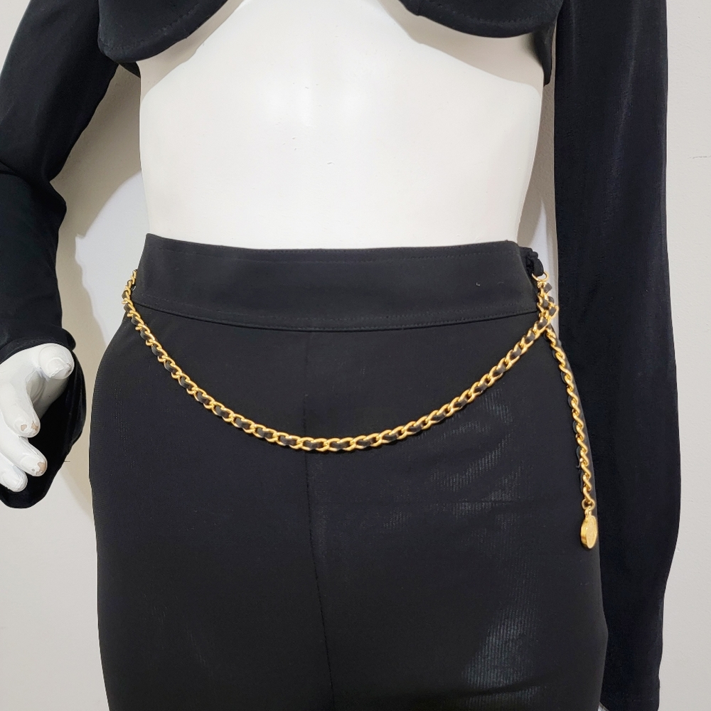 Rare Chanel Spring 1997 Chain Pants sz 38/XS - Picture 2 of 8